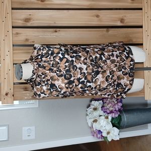 St. John Sleeveless Silk Blouse